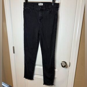 Revelry Girls Dark Black Skinny Jeans